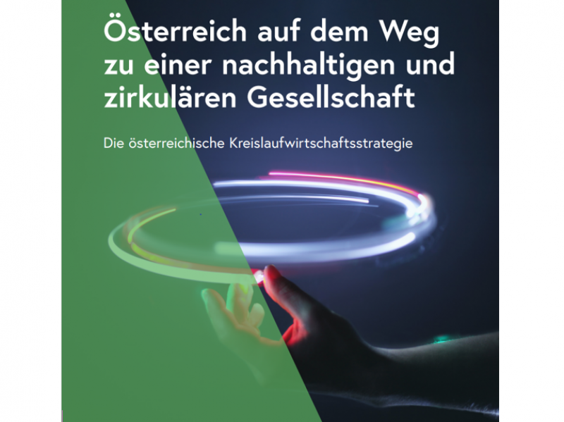 Titelseite der österreichischen kreislaufwirtschaftsstrategie